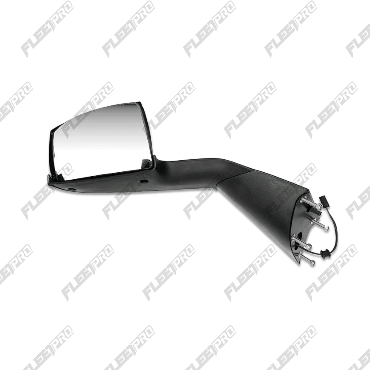LH Hood Mirror Volvo VNL Black with Heat – 2018 - 2025 (Gen 3) Driver Side OEM Replacement 84723677 F-3823B-LS32 - FleetPro - FLEETPRO PARTS & TIRES