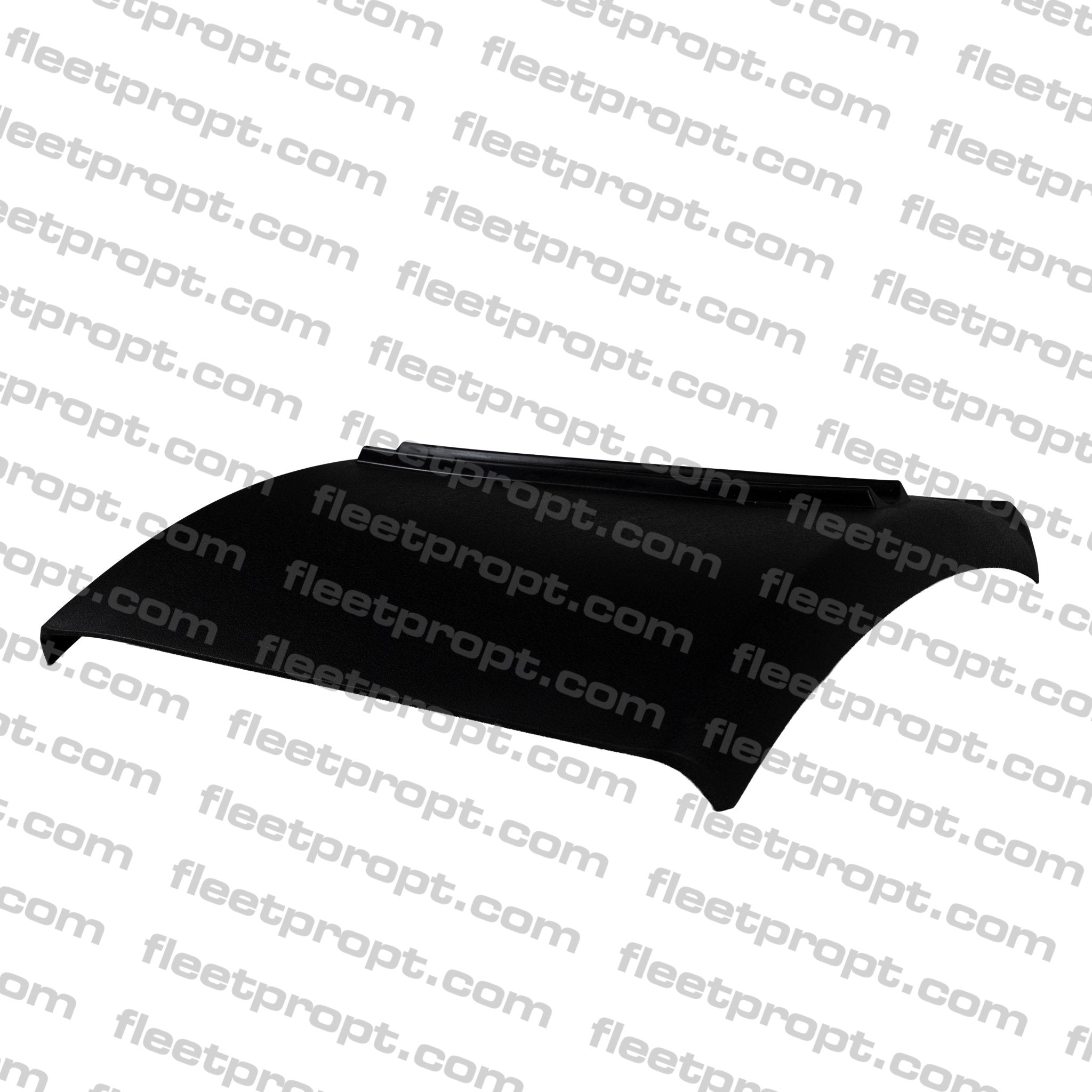 Semi Truck Black Poly Quarter Fender Kit (Set of 2) – 24" x 24" – Universal OEM Replacement F-964 - FleetPro - FLEETPRO PARTS & TIRES