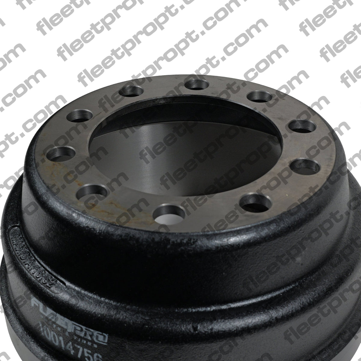 FleetPro 16.5 x 7 Brake Drum – 10 - Hole Outboard Mount – Replaces Gunite 3758X F10014756 - FleetPro - FLEETPRO PARTS & TIRES