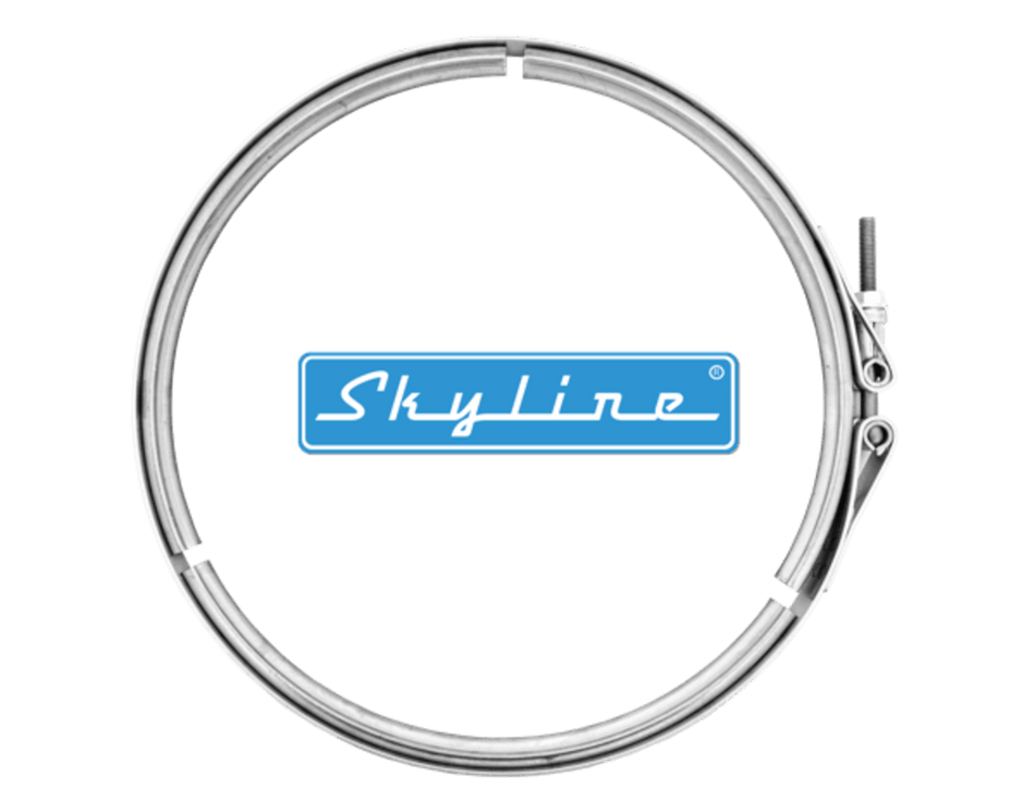 Detroit Diesel DD15 DPF Clamp - 12.5" V - Band Skyline CL074 - K1 35832 FCL074-K1 - Skyline - FLEETPRO PARTS & TIRES