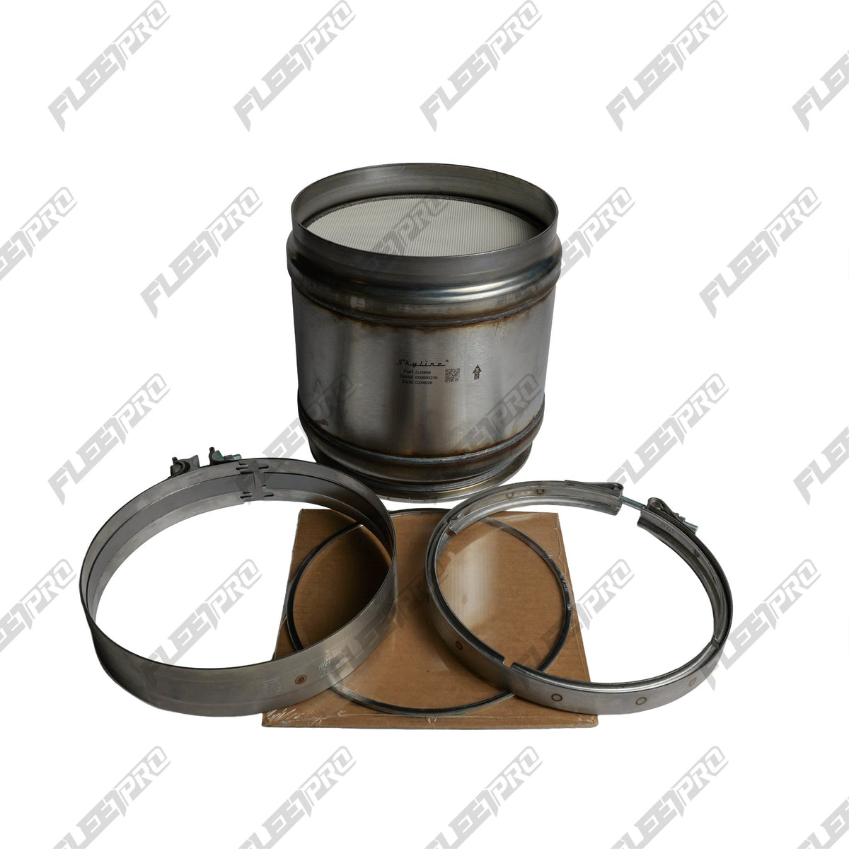 Detroit Diesel DD15 DPF Kit - DD13 DD16 Clamps Gaskets - A0004903792 DJ0806 FDJ0806-C - Skyline - FLEETPRO PARTS & TIRES