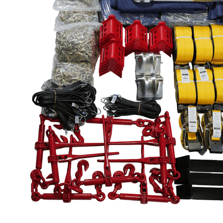 Flatbed Step Deck Economy Set – Essential Cargo Securement & Tarping Kit Flatbed-Economy - FleetPro - FLEETPRO PARTS & TIRES