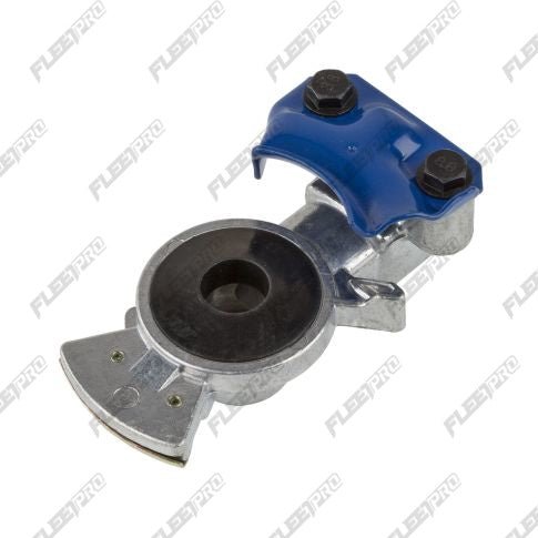 Blue Service Brake Gladhand - Straight Mount (1/2" Female Pipe Thread) FP-11452 - FleetPro - FLEETPRO PARTS & TIRES