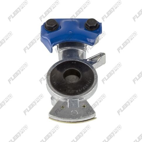 Blue Service Brake Gladhand - Straight Mount (1/2" Female Pipe Thread) FP-11452 - FleetPro - FLEETPRO PARTS & TIRES