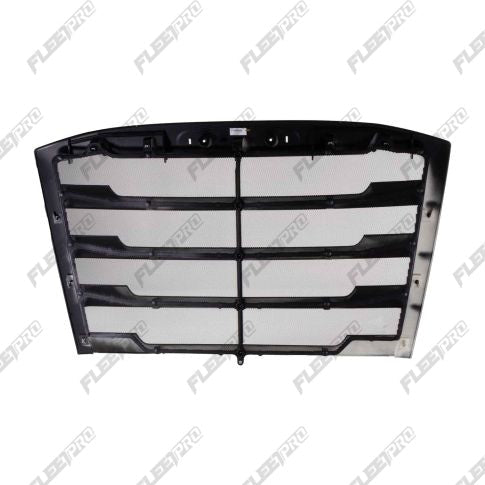 2018 - 2025 Freightliner Cascadia Black Grille (Premium) with Steel Bug Screen - Replaces A17 - 20832 - 014 FP-128-0023 - FleetPro - FLEETPRO PARTS & TIRES