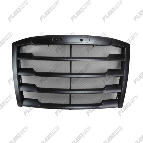 2018 - 2025 Freightliner Cascadia Black Grille (Premium) with Steel Bug Screen - Replaces A17 - 20832 - 014 FP-128-0023 - FleetPro - FLEETPRO PARTS & TIRES