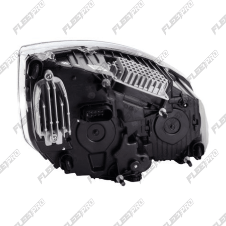 Cascadia LED Driver Headlamp Assembly - Premium Left Side (2018 - 2025) - Replaces A66 - 01405 - 004 FP-128-7036L - FleetPro - FLEETPRO PARTS & TIRES