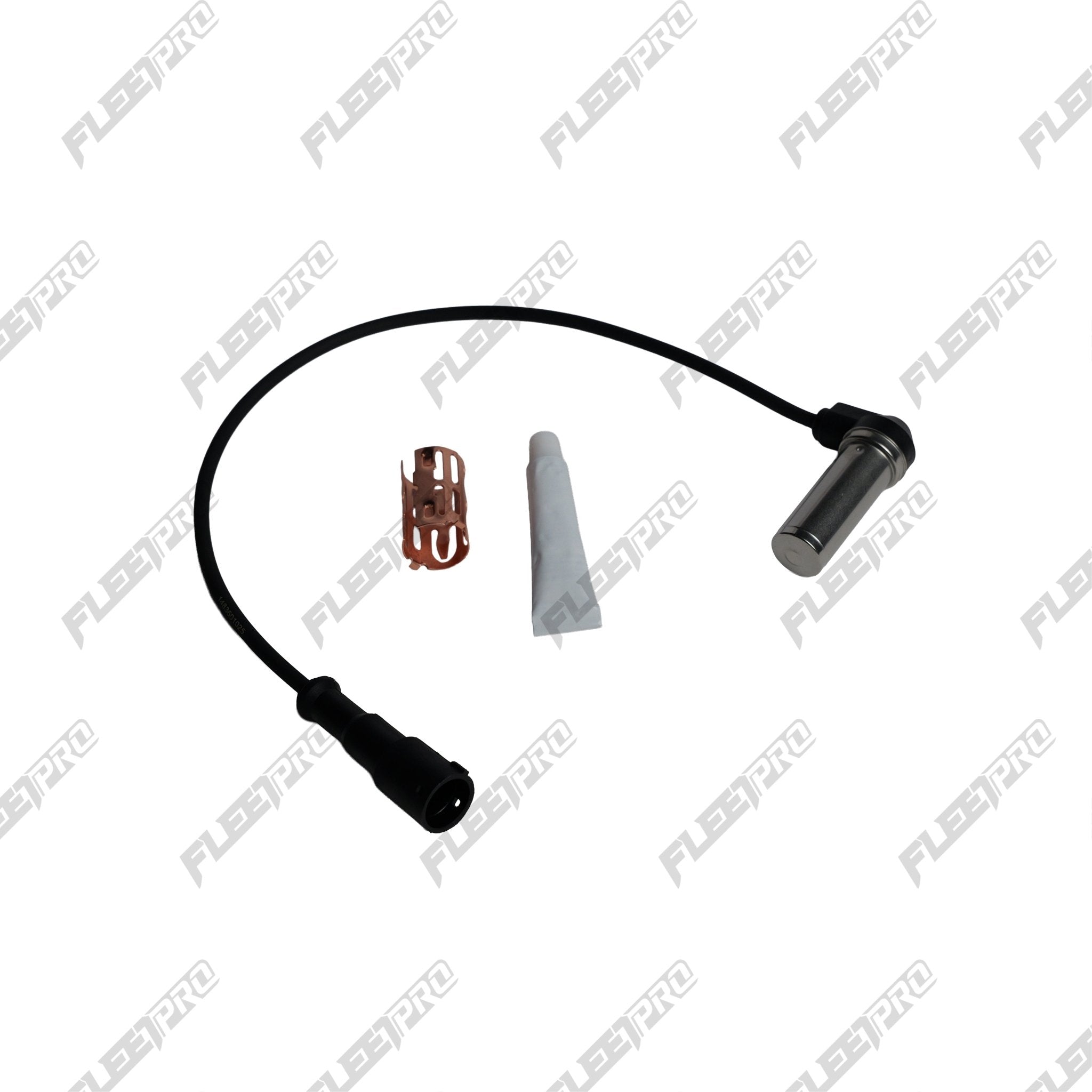 90 Degree ABS Wheel Sensor - 12" Lead with DIN Connector - Replaces R955335 FP-1315335 - FleetPro - FLEETPRO PARTS & TIRES