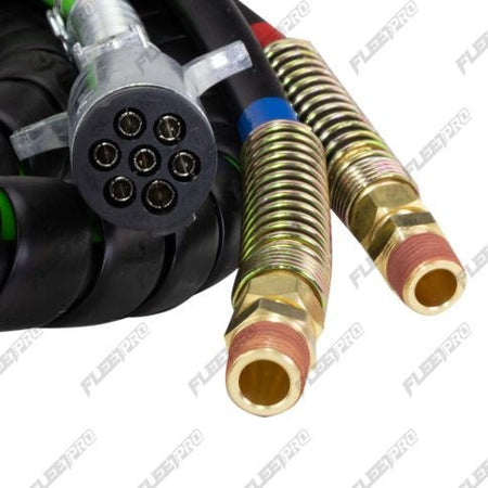 15FT Truck Air Line Kit (3 - in - 1 ABS & Air Hose) - Replaces 30 - 2151 & 169127 FP-14-1098 - FleetPro - FLEETPRO PARTS & TIRES