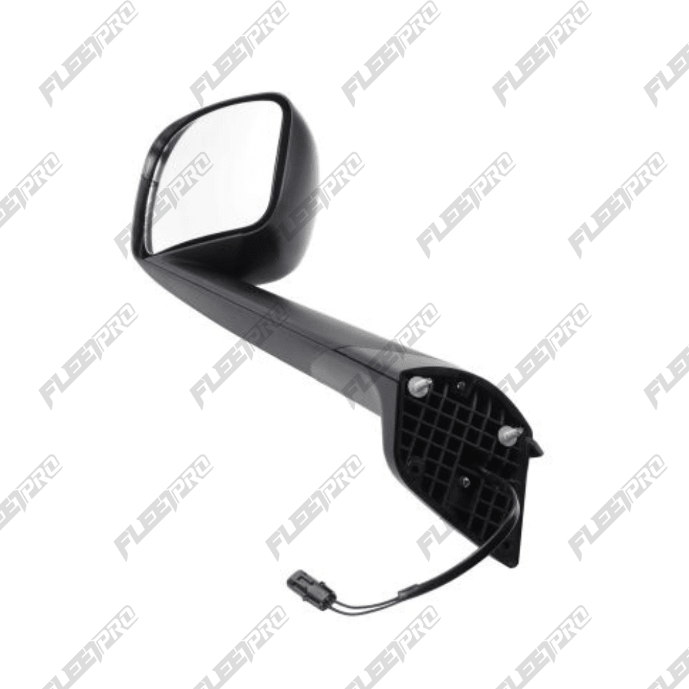 Cascadia Black Left Hood Mirror - Premium Driver Side (2018 - 2026) - Replaces A22 - 73566 - 000 FP-18-8142 - FleetPro - FLEETPRO PARTS & TIRES
