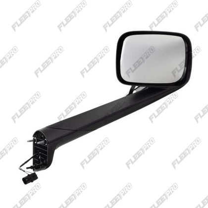 Cascadia Black Right Hood Mirror - Premium Passenger Side (2018 - 2026) - Replaces A22 - 73566 - 001 FP-18-8155 - FleetPro - FLEETPRO PARTS & TIRES