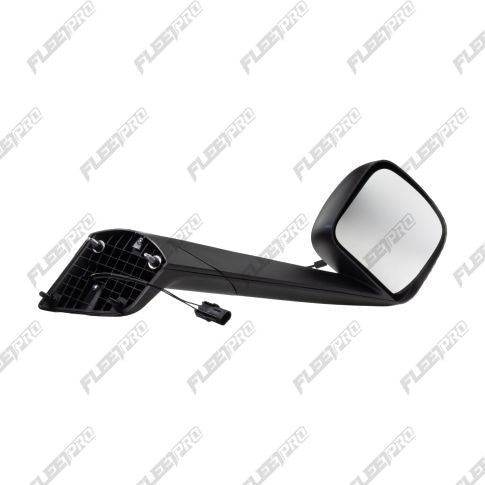 Cascadia Black Right Hood Mirror - Premium Passenger Side (2018 - 2026) - Replaces A22 - 73566 - 001 FP-18-8155 - FleetPro - FLEETPRO PARTS & TIRES