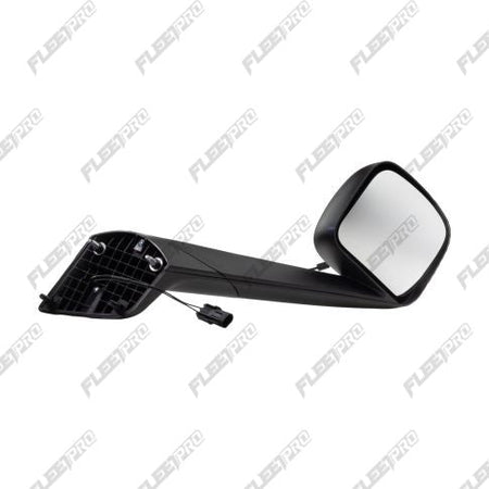 Cascadia Black Right Hood Mirror - Premium Passenger Side (2018 - 2026) - Replaces A22 - 73566 - 001 FP-18-8155 - FleetPro - FLEETPRO PARTS & TIRES