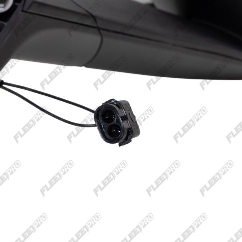 Cascadia Black Right Hood Mirror - Premium Passenger Side (2018 - 2026) - Replaces A22 - 73566 - 001 FP-18-8155 - FleetPro - FLEETPRO PARTS & TIRES