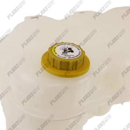 New Cascadia Coolant Reservoir Tank (2018 - 2026) - Includes Sensor & Cap - Replaces A05 - 32836 - 000 FP-195-0005 - FleetPro - FLEETPRO PARTS & TIRES