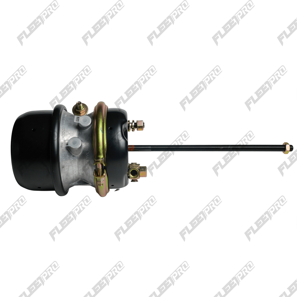 Type 3030 Long Stroke Brake Chamber - 3" Stroke (Threaded Clevis) - Replaces SB3030SL FP-3030TL - FleetPro - FLEETPRO PARTS & TIRES