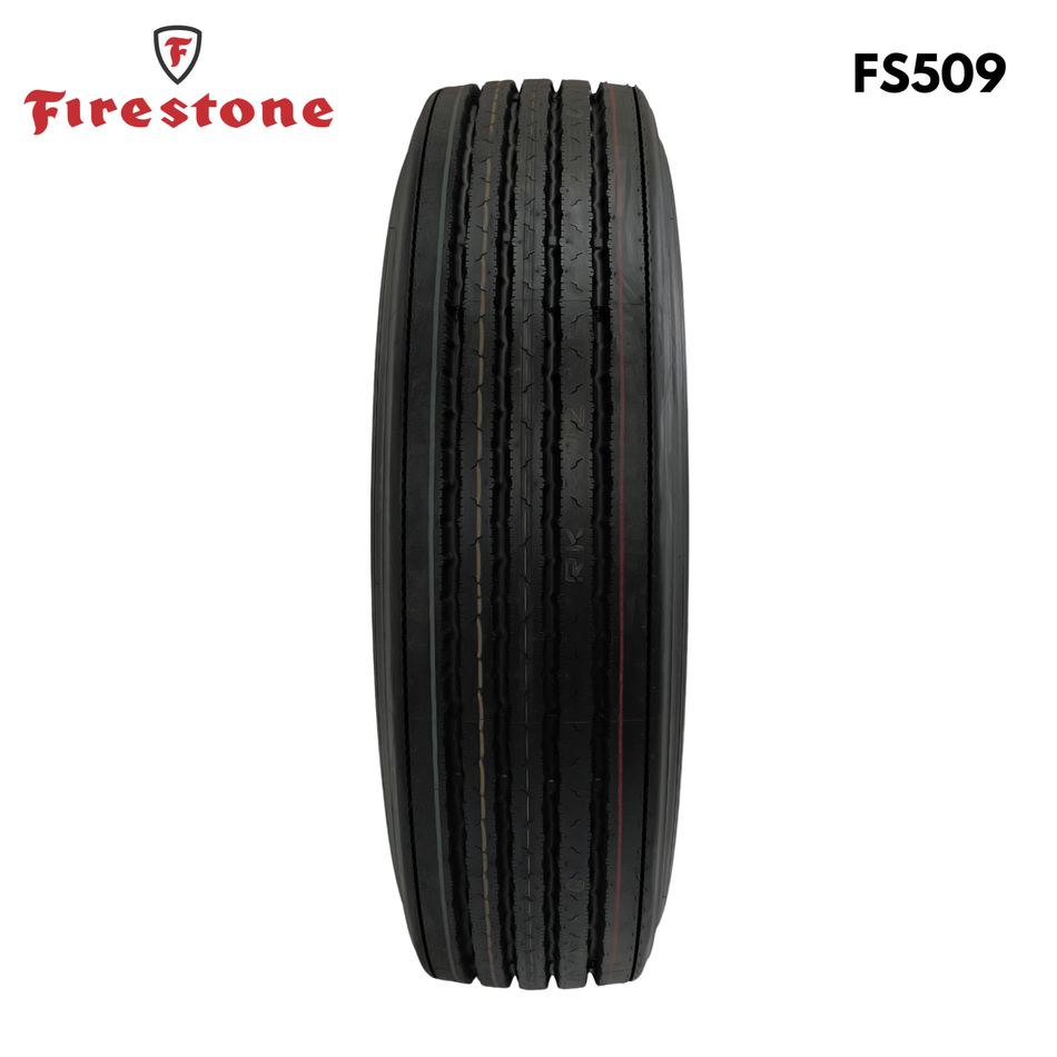Firestone FS509 Radial Tire 295/75R22.5 - 19/32" Tread Depth 14 - Ply FS509 - Firestone - FLEETPRO PARTS & TIRES