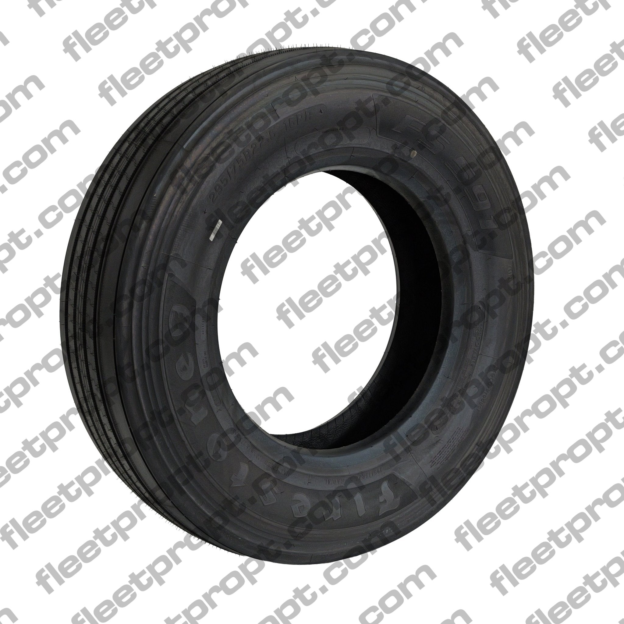 Firestone FS591 Steer Tire 295/75R22.5 - 18/32" Tread Depth 16 - Ply FS591 - Firestone - FLEETPRO PARTS & TIRES