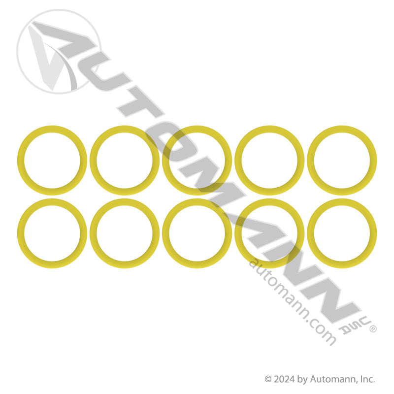 A/C Discharge O-Ring - Yellow 10 Pack for Sanden WG Head - IHC 3543727C1 Red Dot 75R5530 830.52201Y-10
