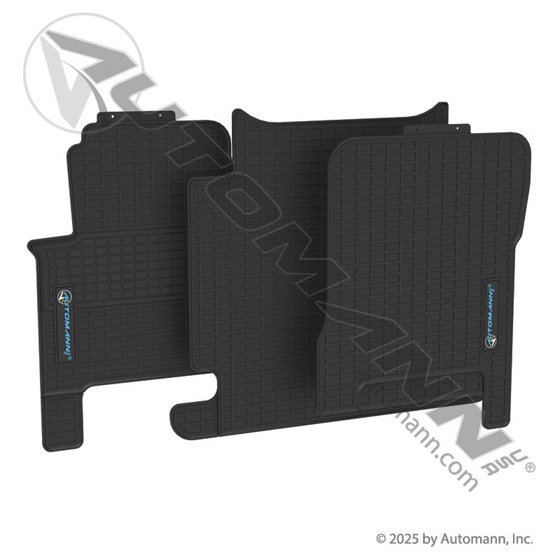 Floor Mat Set - Volvo VNR 2018-2024, VNL/VNX 2019-2024 & VHD Grooved - 562.FM96104