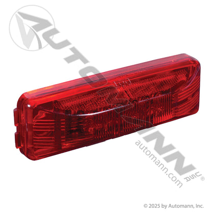 Red Marker & Clearance LED Light - 1 x 4 Inch 12-Diode - Trucklite 19250R 1960 G1902 571.LD19R12