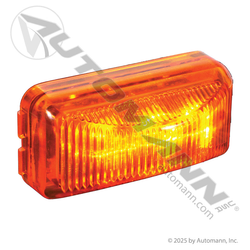 Amber Marker & Clearance LED Light - 1 x 2-1/2 Inch 6-Diode - Trucklite 1560A G1503 571.LD15A6