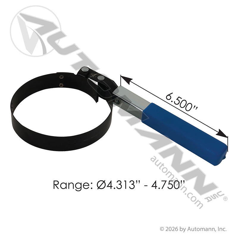 Cap-Band Oil Filter Wrench - Fits 4-5/16in to 4-3/4in Spin-On Filters - Replaces 54200 210.5025