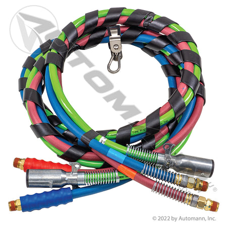 3-in-1 Airpower Assembly - LECTRAFLEX 12 ft. ABS Cable & Red/Blue Air Lines - Phillips 30-2151 PHI30-2151