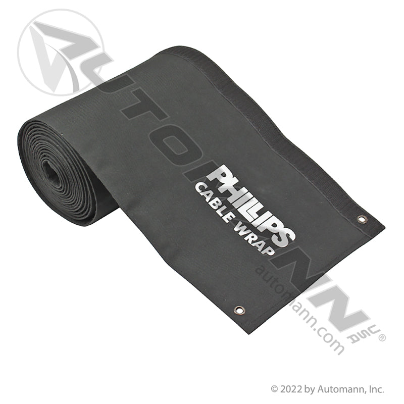 3-in-1 Cable Wrap - 12 ft. Black Nylon for 15 ft. Combination Assemblies - Phillips 5-612 PHI5-612