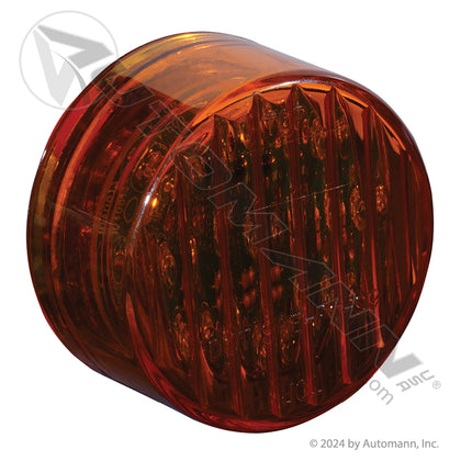 Round Marker & Clearance LED Light - 2 in Amber 9-Diode - Trucklite 3050A Grote G3003 571.LD30A9