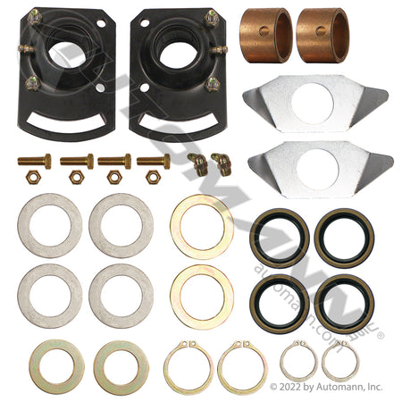 Camshaft Repair Kit HD - SAF Holland / Neway Trailer Axle After Jan 2014, Sintered Metal Bushings - 5183024 110.2611HD