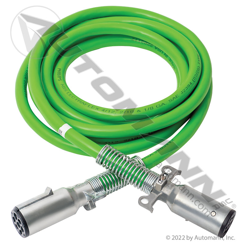 ABS Cable Assembly - LECTRAFLEX Straight 15 ft. Zinc Die-Cast Plugs - Phillips 30-2071 Grote 87172 PHI30-2071