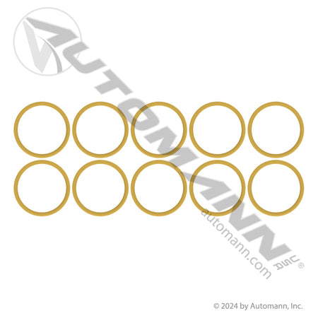 A/C Suction O-Ring - Yellow 10 Pack for Sanden WG Head - IHC 3543728C1 Red Dot 75R5535 830.52202Y-10