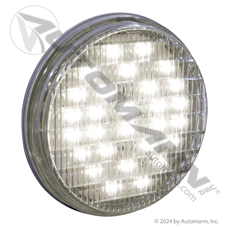 Back-Up LED Light - 4 Inch Round 20-Diode Weathertight - Trucktile 44041C BUL11CMB 571.LD44W20