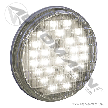 Back-Up LED Light - 4 Inch Round 20-Diode Weathertight - Trucktile 44041C BUL11CMB 571.LD44W20