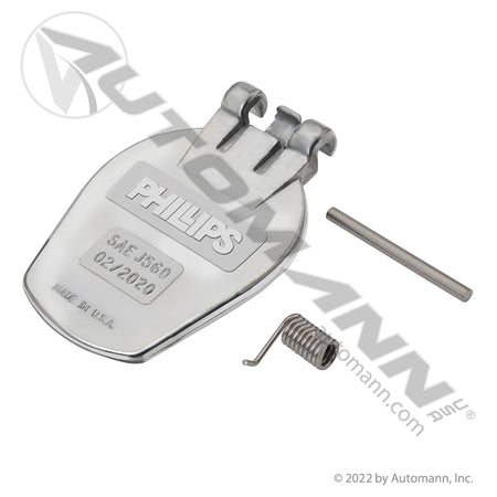 Socket Lid Replacement Kit - Zinc Die-Cast Lid, Stainless Spring & Pin - Phillips 15-796 Tectran 670-7114 PHI15-796