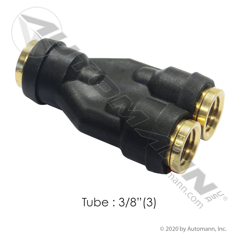 PLC Y Union - DOT 3/8" x 3/8" x 3/8" Push-to-Connect Air Brake - Fairview CPC1464Y-6 177.12C636
