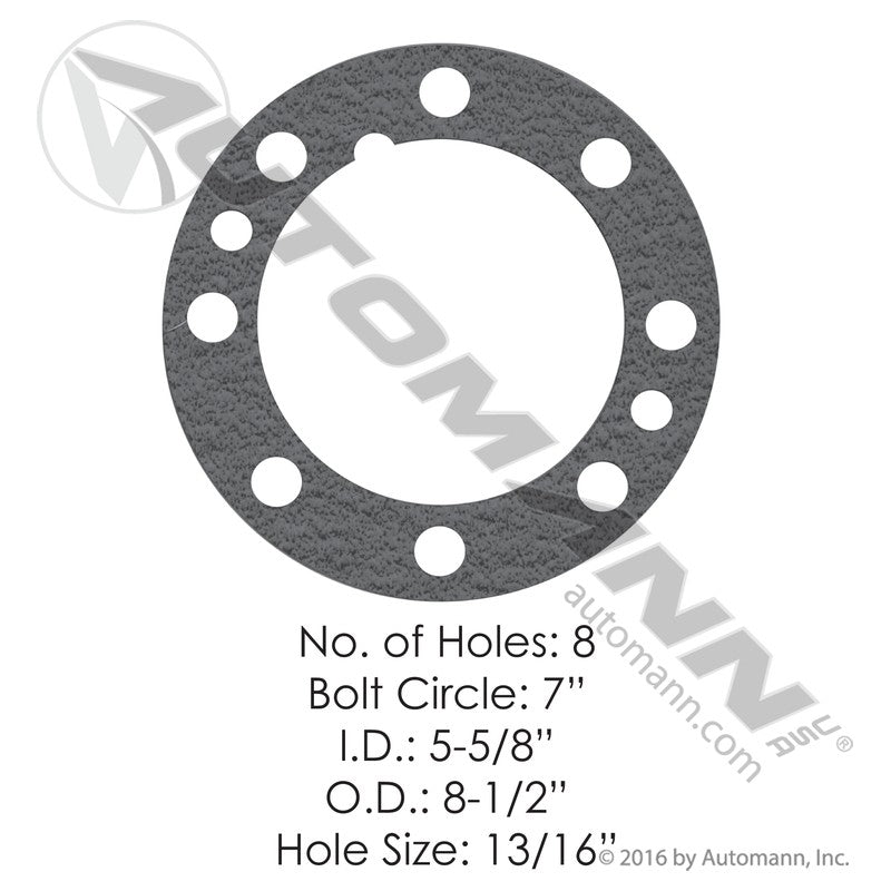 Freightliner Drive Axle Flange Gasket - Eaton 6823 Volvo/White 476075 180.10610