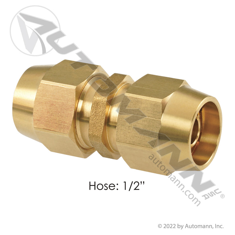 Air Brake Hose Union - 1/2" ID DOT Hose Fitting - Euclid E8601 33808BY08 177.16978