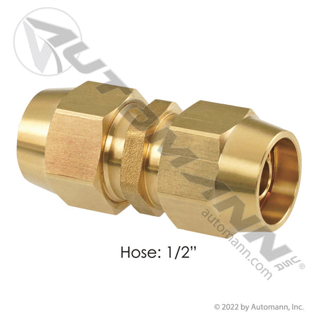 Air Brake Hose Union - 1/2" ID DOT Hose Fitting - Euclid E8601 33808BY08 177.16978