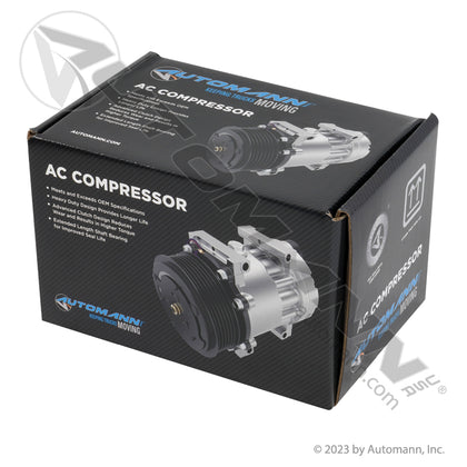 A/C Compressor 7H15 Direct Short Body - PV8 176mm Clutch 12V - Mack Volvo 82768117 830.31098