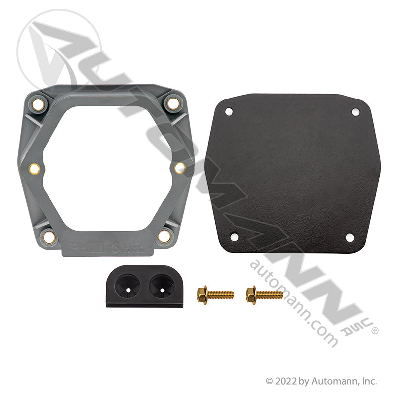 Nosebox Kit - 3-1/2 in. Deep STA-DRY Grommet & Back Plate - Phillips 16-775 Grote 82-0861 PHI16-775