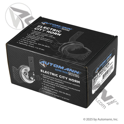 Electric City Horn High Tone 12V - 500 Hz 105-118 dB - Volvo 22334227 8084973 562.96227EH