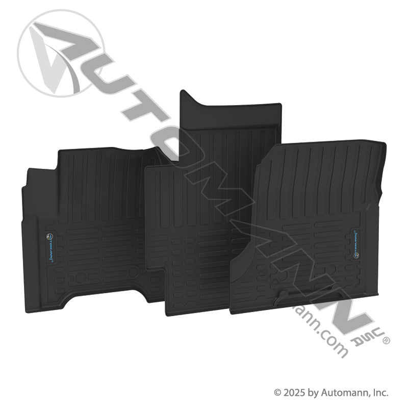 Molded Floor Mat Set - Volvo VNR 2018-2025, VNL/VNX 2019-2025 & VHD Tray Style 3pc - 562.FM96104MS