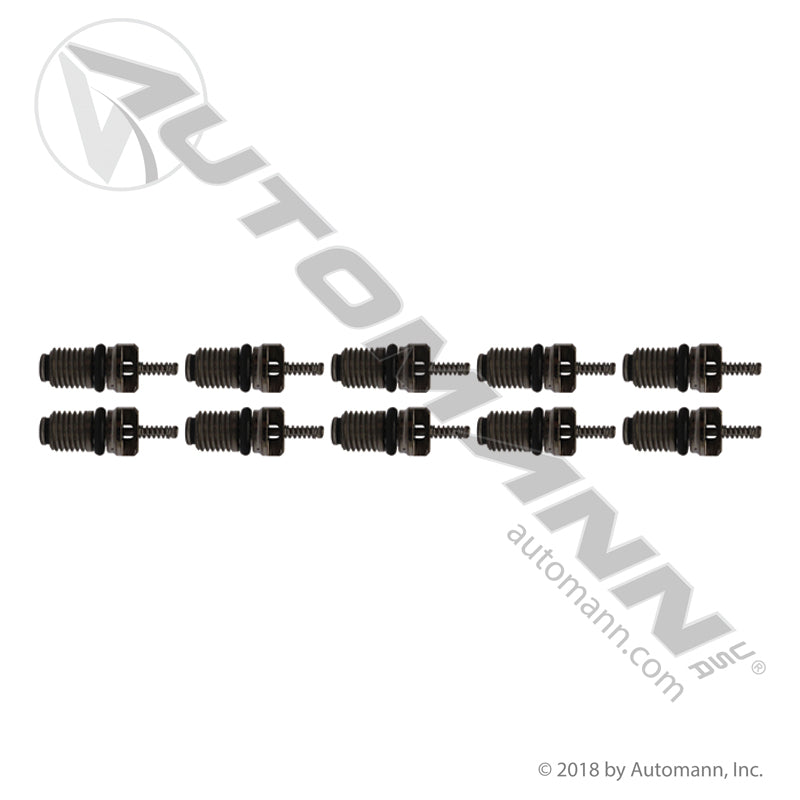 A/C Schrader Valve Core - M6 10-Pack - Mei 8916 Red Dot 70R5115 RD590840P 830.52408-10