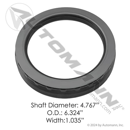 SKF Scotseal X-Treme Drive Axle Seal - HNBRX Unitized 4.767 in Shaft - 47691XT 370003A 181.CR47691XT