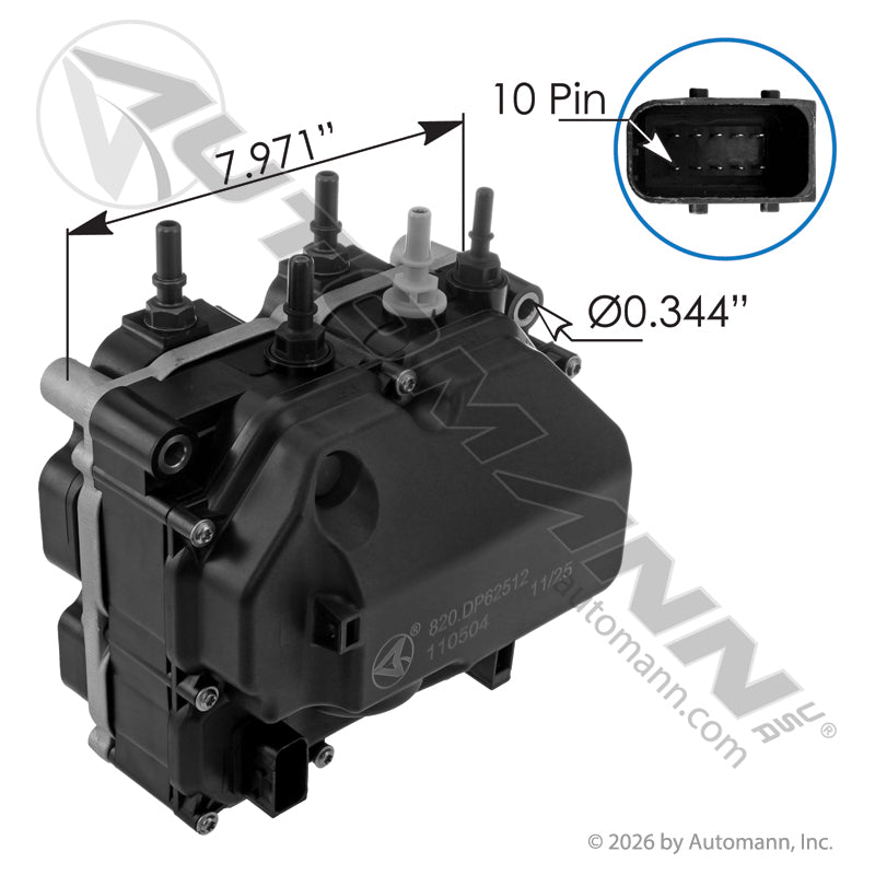 Urea Dosing Pump 2.5 Supply Module - 12-Volt DEF - Volvo D11/D13/D16 & Mack MP7/MP8/MP10 820.DP62512