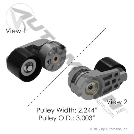 Continental Elite Belt Tensioner Assembly - Automatic Serpentine, Cummins ISX - 816.49563