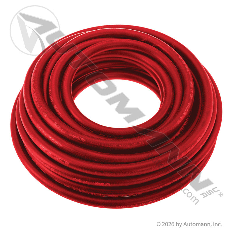 Air Brake Hose - 3/8in ID 50FT Red Roll - Tramec Sloan 31102R 177.2006RD-50