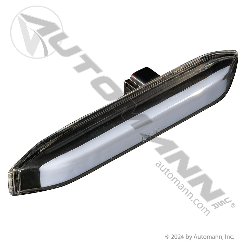 LED Fairing Side Marker Lamp - Amber Frosted Oval, Volvo VNL 2018-2024 - Replaces Volvo 23770213 564.96096